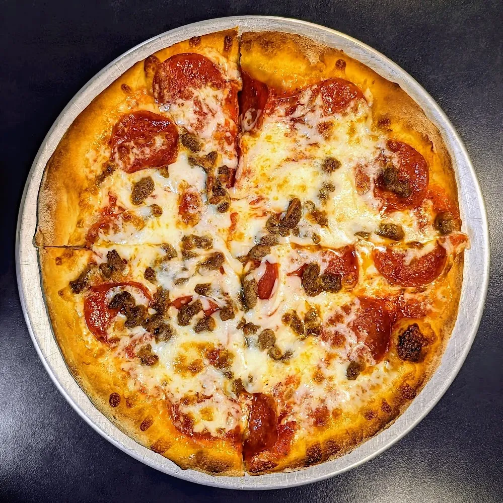 10 Pepperoni Ground Beef and Extra Cheese